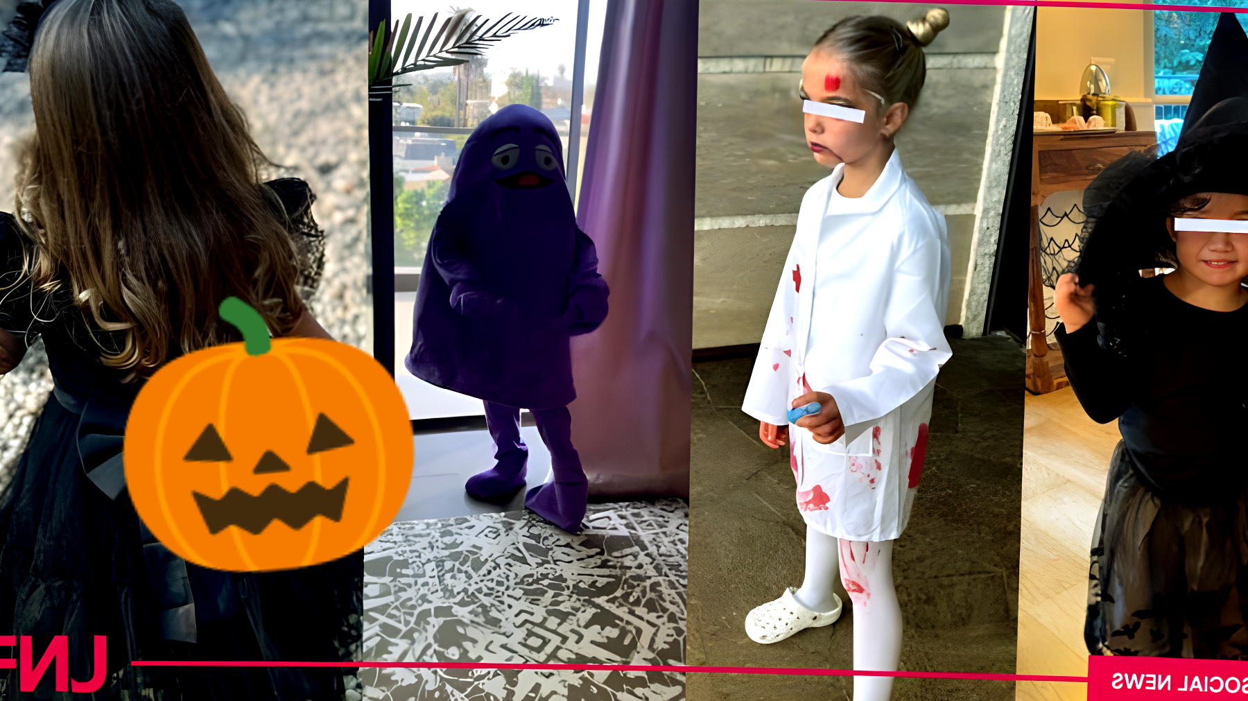 I costumi spaventosi dei baby vip per Halloween 2023: da Luna Spinalbese a Isabel Totti