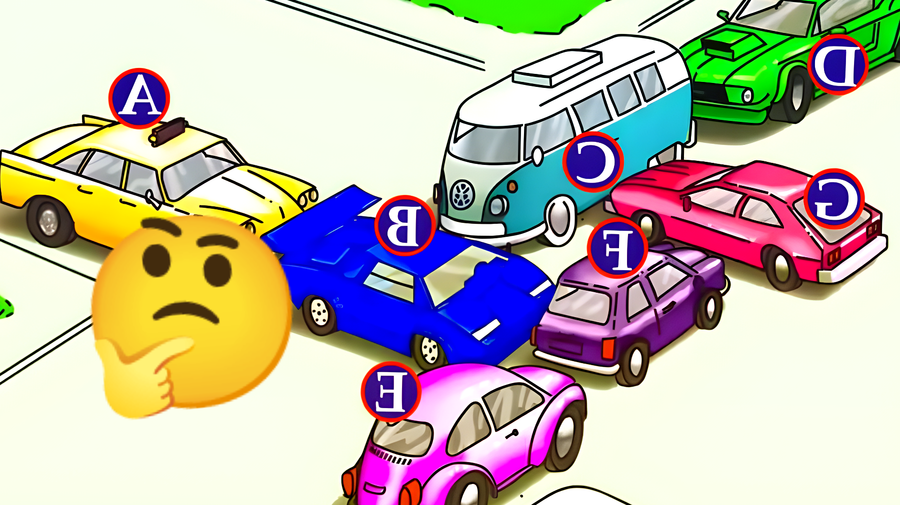 Scopri il trucco per risolvere il traffico: devi solo indovinare quale auto si deve muovere per prima!