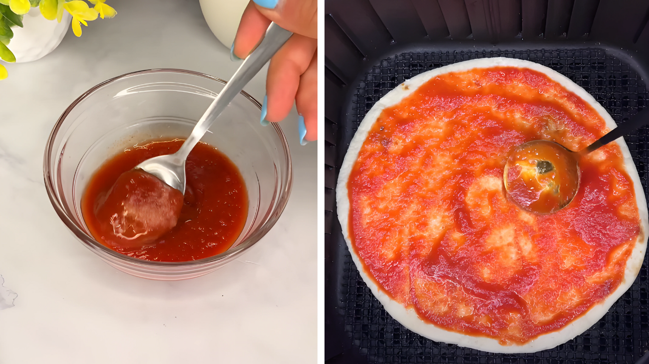 pizza fatta con la piadina