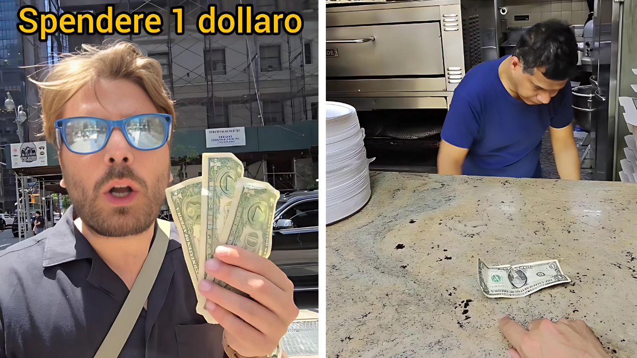 mangiare con un dollaro a New York